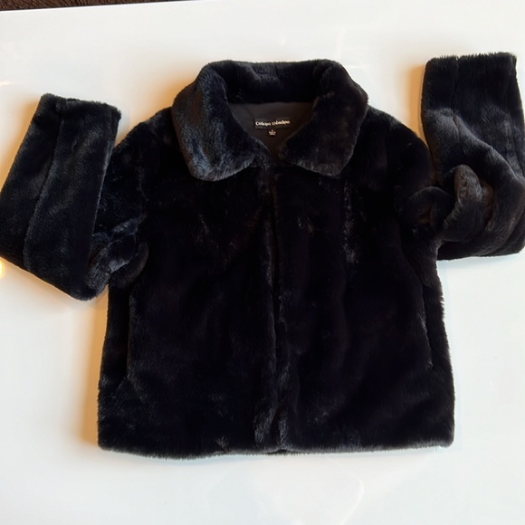 Catherine Malandrino luxe Faux Fur soft and warm Jacket - Picture 3 of 8